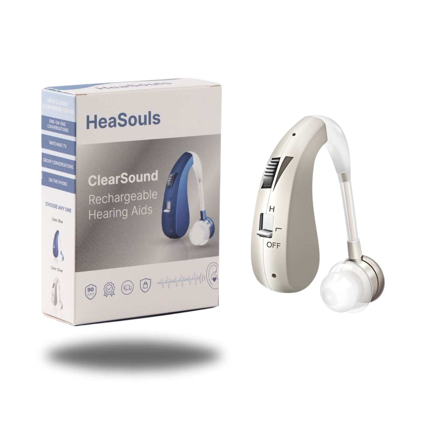 Clairons™️ ClearSound Rechargeable Hearing Aids (Pair Of 2)