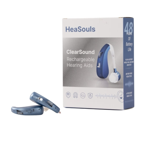 VoiceVivid™  ClearSound BTE Rechargeable Hearing Aids (Pair Of 2)