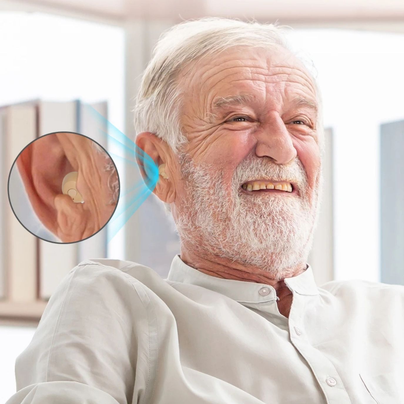 VoiceVivid™ Tiny ITE Bluetooth Hearing Aids (App Controlled)