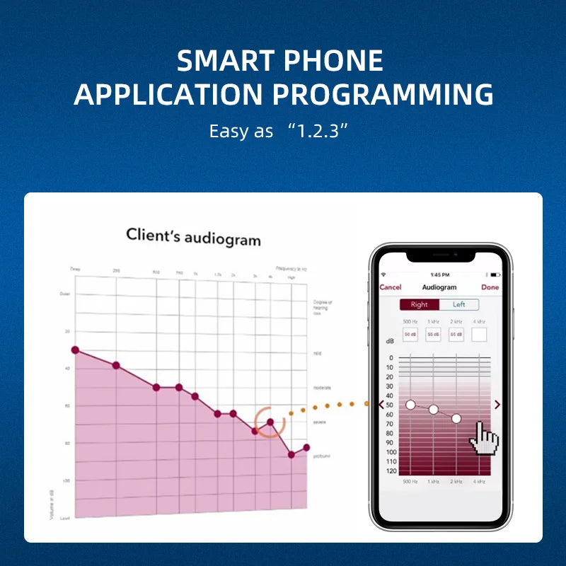 VoiceVivid™ ITC Mini Invisible Hearing Aids (App Controlled)