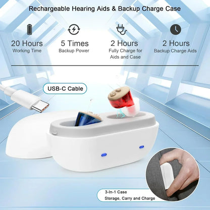VoiceVivid™  Invisible Hearing Aids CIC (Pair Of 2)