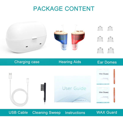 VoiceVivid™  Invisible Hearing Aids CIC (Pair Of 2)