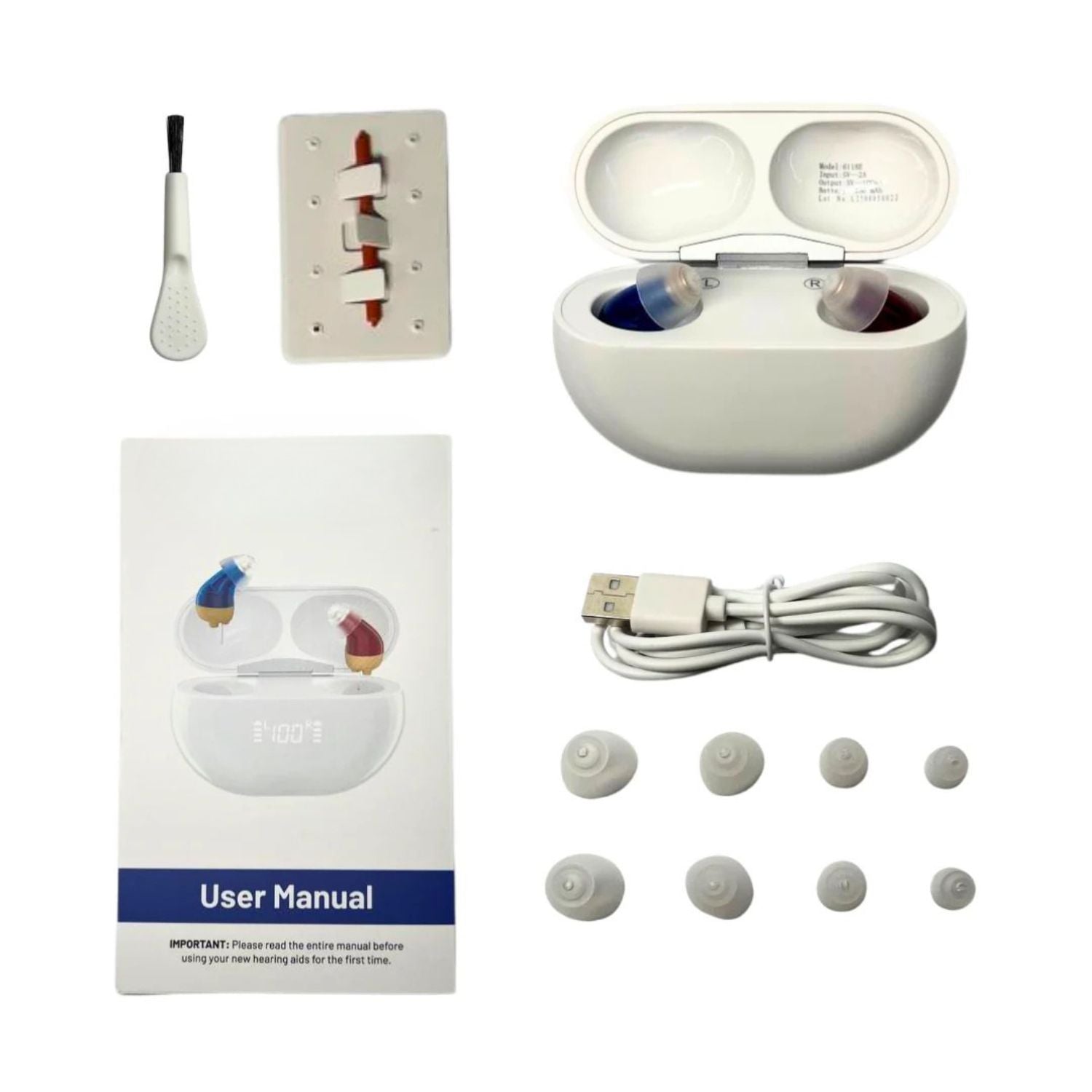 VoiceVivid™  Micro CIC Hearing Aids (App Controlled)