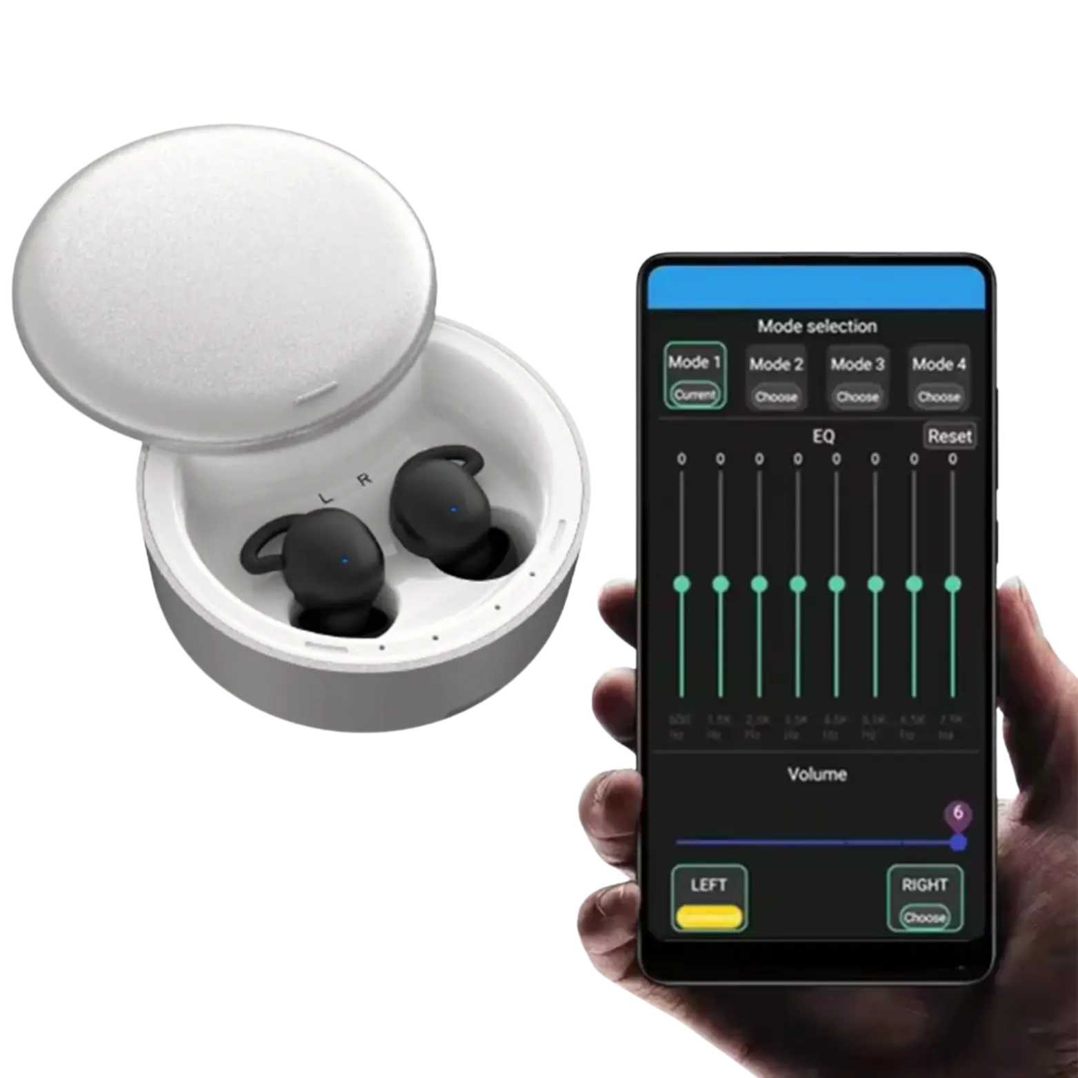 VoiceVivid™  Bluetooth Hearing Aids ITE (App Controlled)